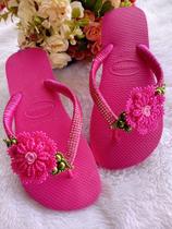 Chinelo bordado flores Chinelo bordado flores