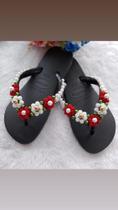 Chinelo bordado flores Chinelo bordado flores