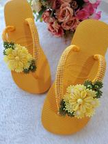 Chinelo bordado flores Chinelo bordado flores