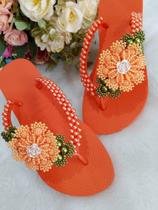 Chinelo bordado flores Chinelo bordado flores