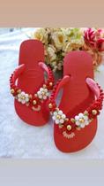 Chinelo bordado flores Chinelo bordado flores