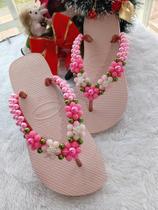 Chinelo bordado flores Chinelo bordado flores