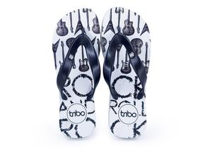 Chinelo Borracha Masculino Estampa Guitarra Confort Chinelo Borracha Masculino Estampa Guitarra Confort