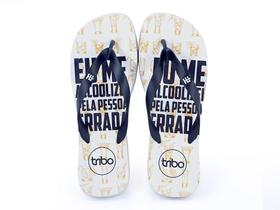 Chinelo Borracha Masculino Tiras Largas Estampado Conforto Chinelo Borracha Masculino Tiras Largas Estampado Conforto