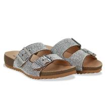 Chinelo bottero feminina com strass ajuste fivela