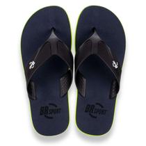 Chinelo Br Sport De Dedo Leve Confortável Masculino Preto Branco