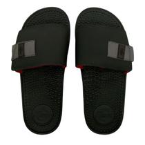 Chinelo Br Sports Masculino Palmilha Massageadora Preto Vermelho