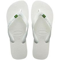 Chinelo Brasil Branco 39/40 Havaianas