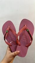 Chinelo Brasil Logo Feminino Cor:Rosa ChiffonTamanho:41/42
