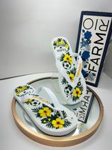Chinelo Brasil Verde Amarelo Farm Confortável Antiderrapante Unissex Sandália Casual Praia Verão