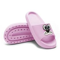 Chinelo Cachorro Personalisado Slide Confortável Leve Feminino Masculino Adulto Infantil