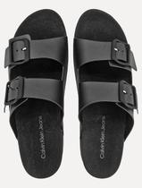 Chinelo Calvin Klein Jeans Slide Duas Fivelas Preto