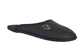 Chinelo Campeiro em Couro Preto Tradição Gaúcha Pampeana Chinelo Campeiro em Couro Preto Tradição Gaúcha Pampeana