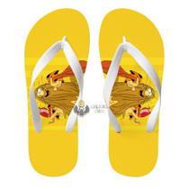 Chinelo Capitão Caverna amarelo