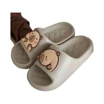 Chinelo Capivara Feminino - Design Bonito, Sola Grossa, para Verão