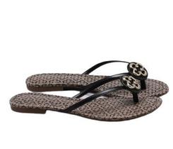 Chinelo Capodarte Monograma Bege Preto 4010630