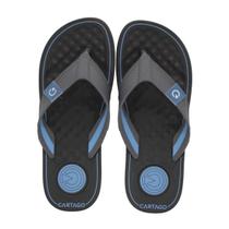 Chinelo Cartago Arizona Preto/Basalto/Azul