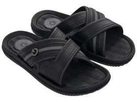 Chinelo cartago figi IV slide masculino marrom/preto 11608