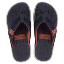 Chinelo Cartago Malta Infantil Cinza Azul Telha