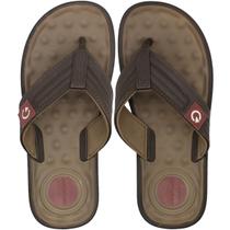 Chinelo Cartago Masculino Adulto Alabama Macio Leve Cor:MarromTamanho:37-38