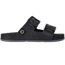 Chinelo Cartago Modelo Slide Milão II Ultra Confortável Moda Masculina com Fivelas Papete