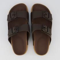 Chinelo Cartago Slide Milão Plus Marrom Chinelo Cartago Slide Milão Plus Marrom