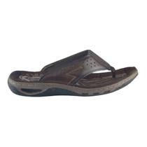 Chinelo Casual de Couro Masculino Pegada 131663-03 Marrom