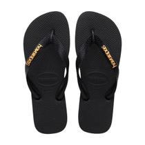 Chinelo Casual de Dedo Linha Top Feminino Havaianas Preto 35/36
