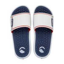 Chinelo Casual Pump Slide Palmilha Anatômica Masculino Rider Branco / Azul / Vermelho 41 Chinelo Casual Pump Slide Palmilha Anatômica Masculino Rider Branco / Azul / Vermelho 41