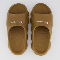 Chinelo Champion Nuvem Spheric Script Marrom