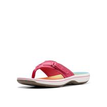 Chinelo Clarks Breeze SEA feminino rosa brilhante, ombre Chinelo Clarks Breeze SEA feminino rosa brilhante, ombre