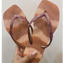 Chinelo Clean Square Glitter Party