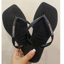 Chinelo Clean Square Logo Metalic Chinelo Clean Square Logo Metalic
