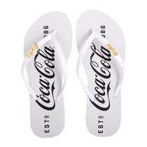 Chinelo Coca Cola 1886 Feminino Branco