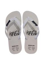 Chinelo Coca Cola Alma 2 Masculino Branco 4411 Chinelo Coca Cola Alma 2 Masculino Branco 4411