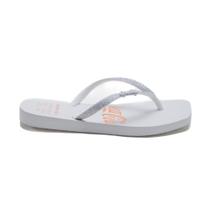 Chinelo Coca Cola Alma Square Branco Feminino Borracha