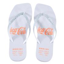 Chinelo Coca Cola Alma Square Feminino Branco