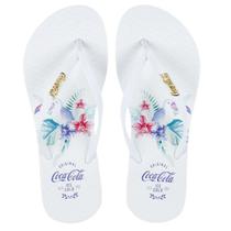 Chinelo Coca-Cola Almada Feminino Adulto - Ref CC4155 - Tam 34/42