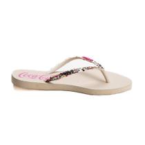 Chinelo Coca Cola Aloha Feminino Rosa Claro