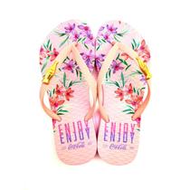 Chinelo Coca-Cola Bunter Garten Feminino Adulto - Ref CC4248 - Tam 34/40