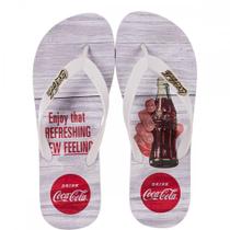 Chinelo Coca Cola Cc4422 Wood Bottle Masculino