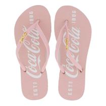 Chinelo Coca Cola EST 1886 24/25 Feminino Rose Claro Rose Claro