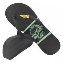 Chinelo coca cola feminino preto officialcc3984