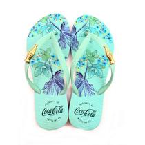 Chinelo Coca-Cola Maiorca Feminino Adulto - Ref CC4140 - Tam 34/40