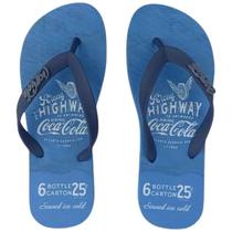 Chinelo Coca Cola Paper Denim/Azul Marinho Chinelo Coca Cola Paper Denim/Azul Marinho