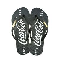 Chinelo Coca-Cola Shoes 1886 Feminino Adulto - Ref CC3516 - Tam 34/42