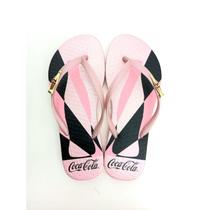 Chinelo Coca-Cola Shoes Boottle Shadow Feminino Adulto - Ref CC3671 - Tam 34/42