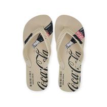 Chinelo Coca-Cola Shoes Celebrate Masculino Adulto Ref. CC4864 Chinelo Coca-Cola Shoes Celebrate Masculino Adulto Ref. CC4864