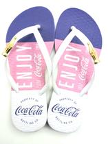 Chinelo Coca-Cola Shoes Enjoy Block Feminino Adulto - Ref CC4112 - Tam 34/40