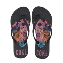 Chinelo Coca-Cola Shoes Floral Coke Colors Feminino Adulto Ref. CC4654 Chinelo Coca-Cola Shoes Floral Coke Colors Feminino Adulto Ref. CC4654